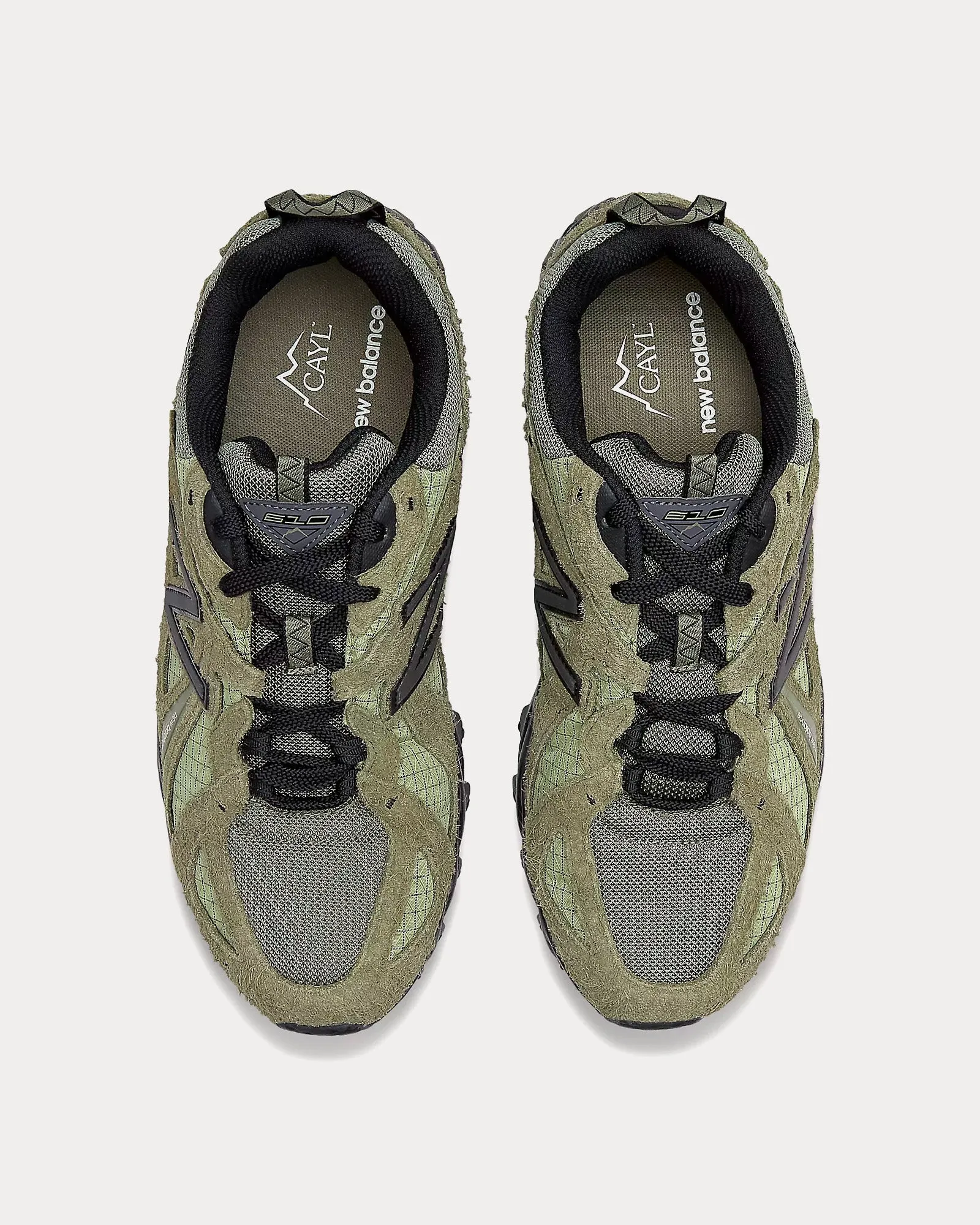 610T Covert Green / Tan / Black Low Top Sneakers