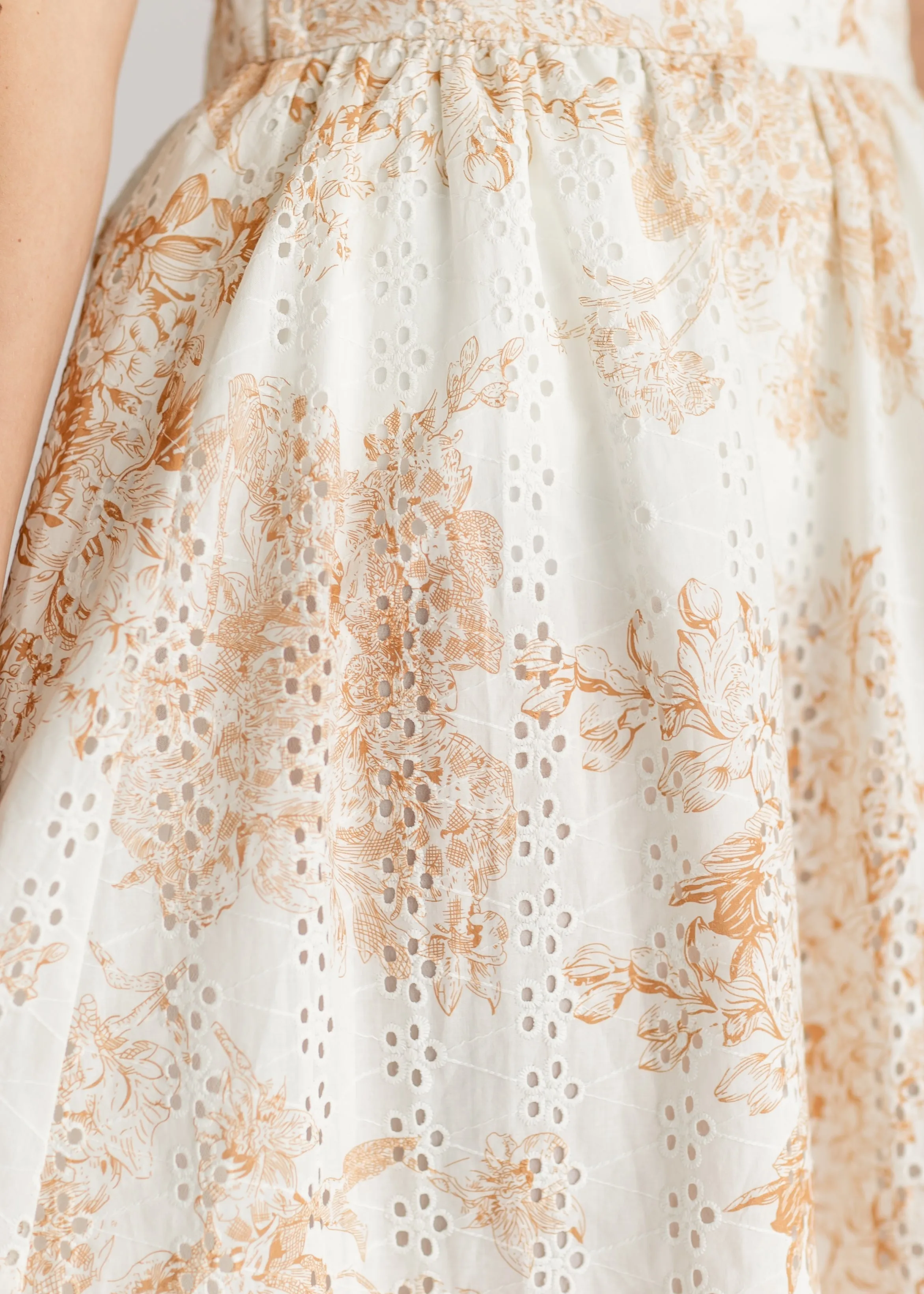 Annette Eyelet A-line Skirt - FINAL SALE