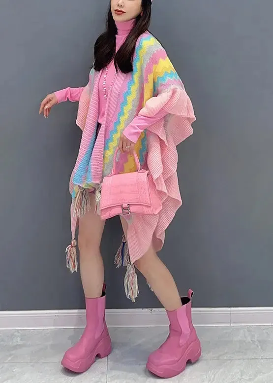 Autumn Casual Versatile Knitted Tasseled Shawl