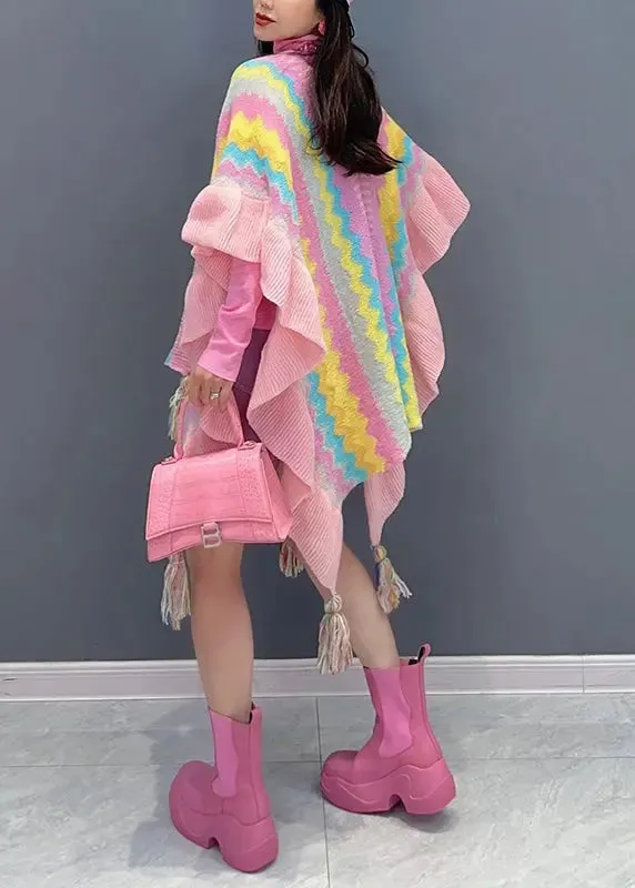 Autumn Casual Versatile Knitted Tasseled Shawl