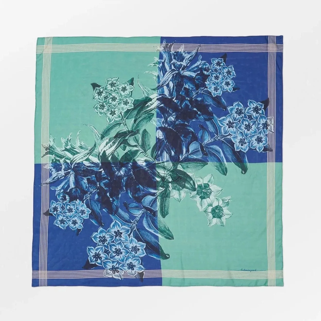 Beck Sondergaard Blooms Sia Scarf in Green