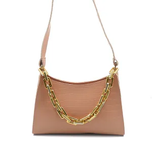 Belle Chic Convertible Handbag - Peach