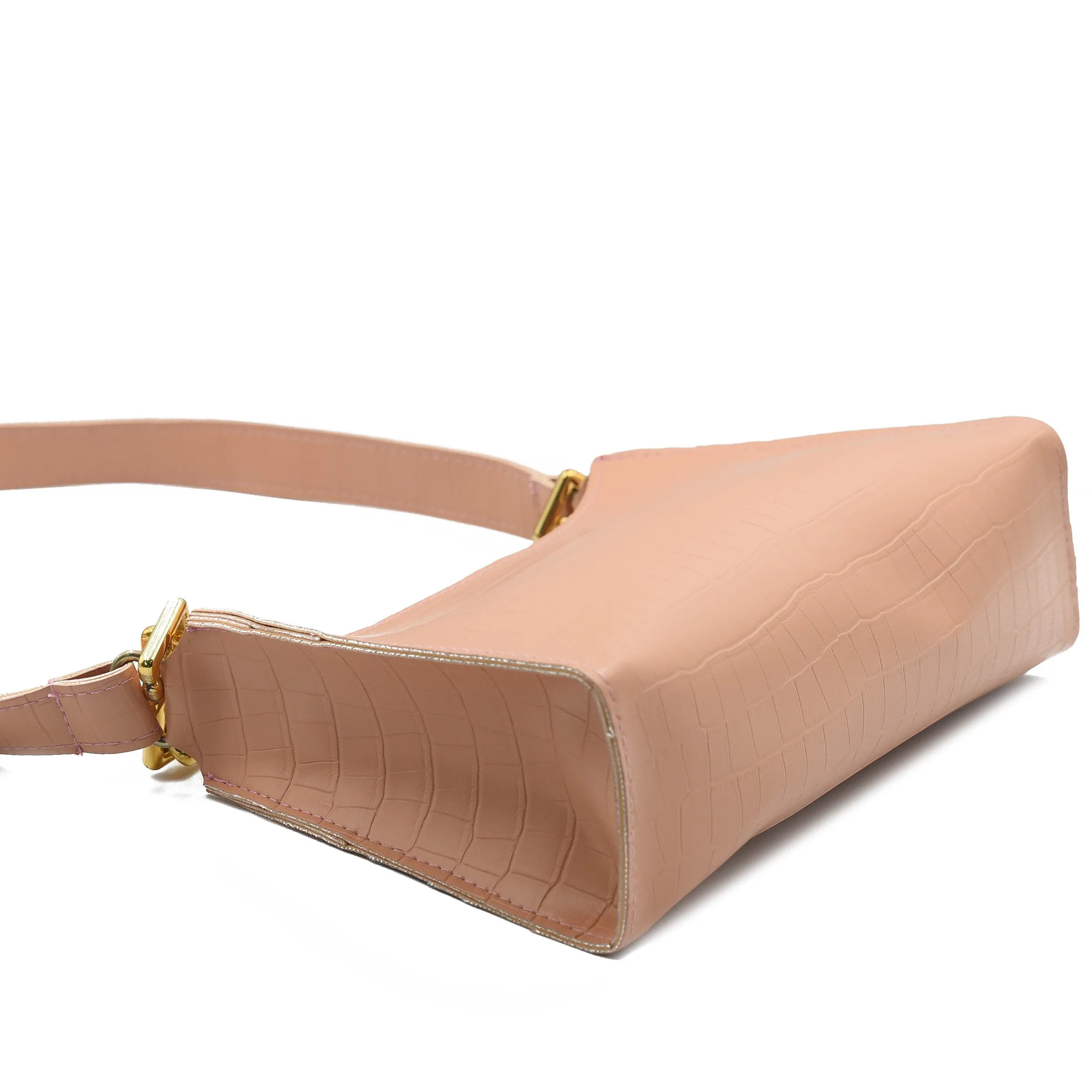 Belle Chic Convertible Handbag - Peach