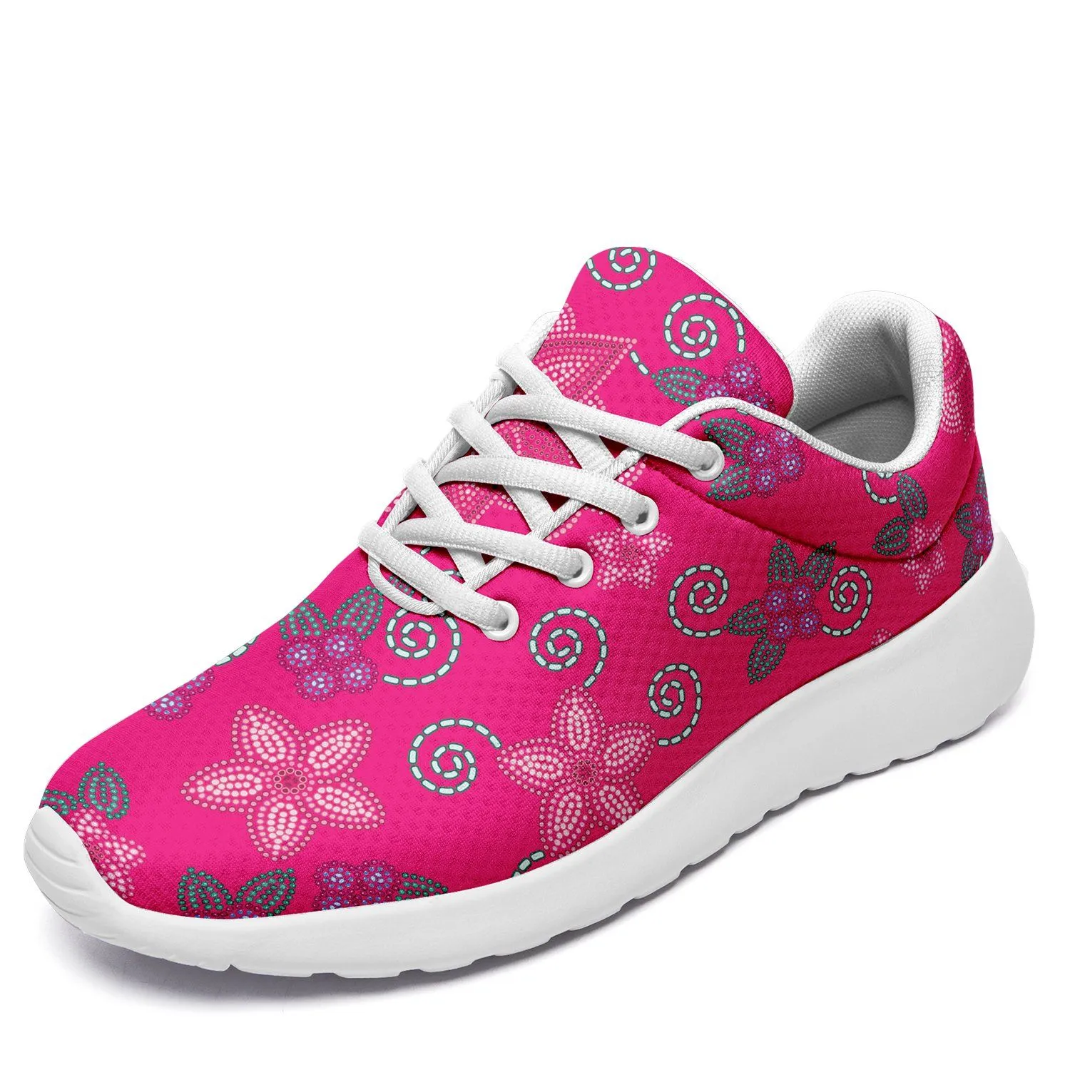 Berry Picking Pink Ikkaayi Sport Sneakers