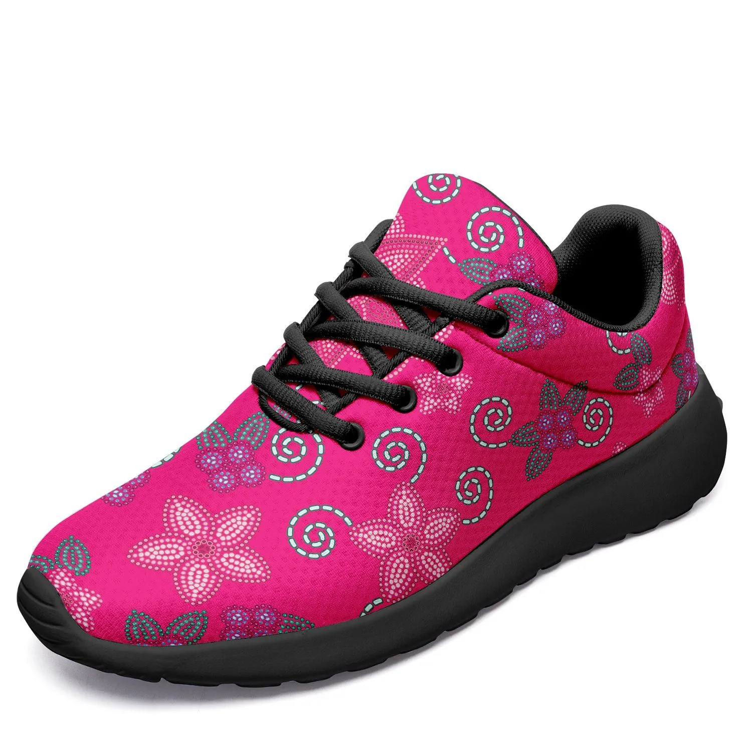 Berry Picking Pink Ikkaayi Sport Sneakers