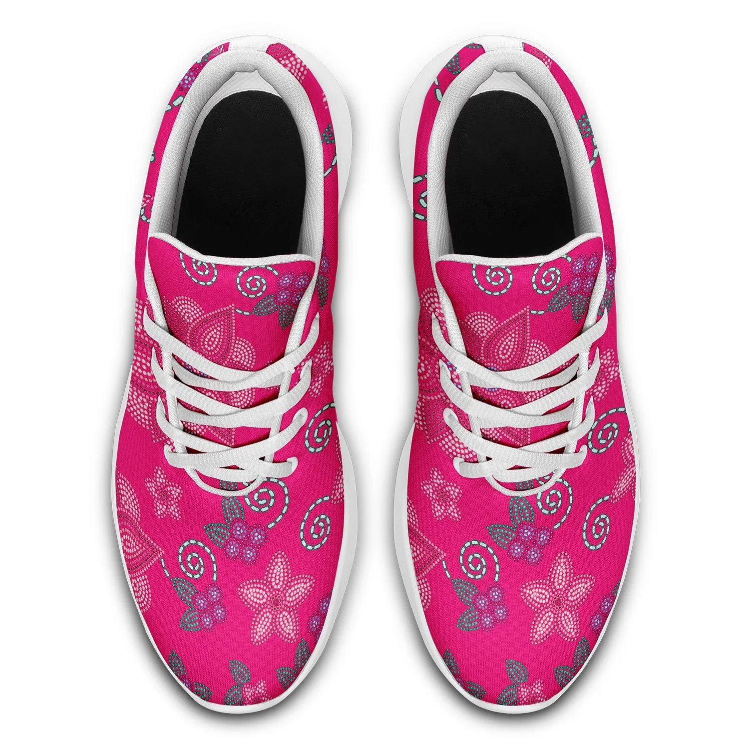 Berry Picking Pink Ikkaayi Sport Sneakers