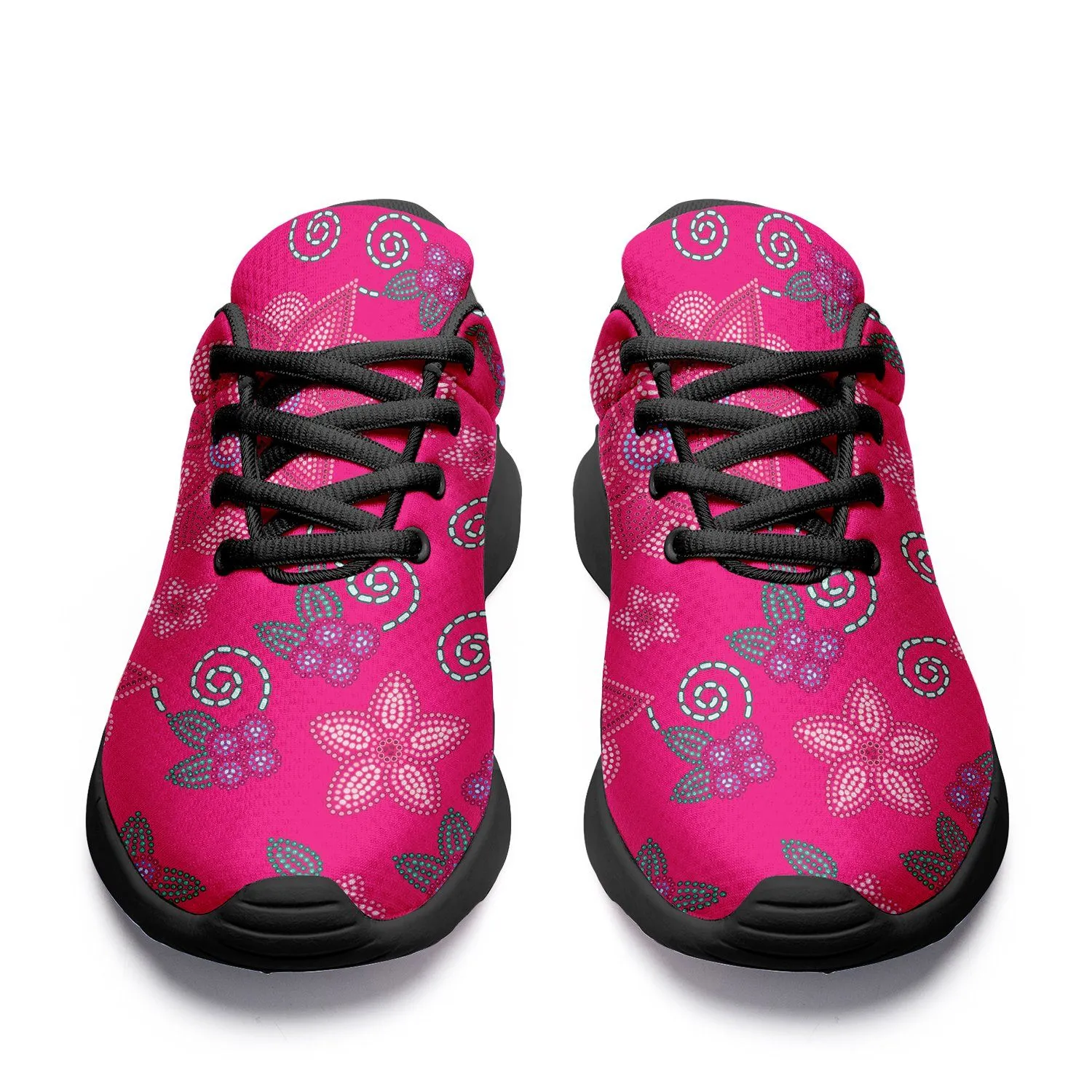 Berry Picking Pink Ikkaayi Sport Sneakers