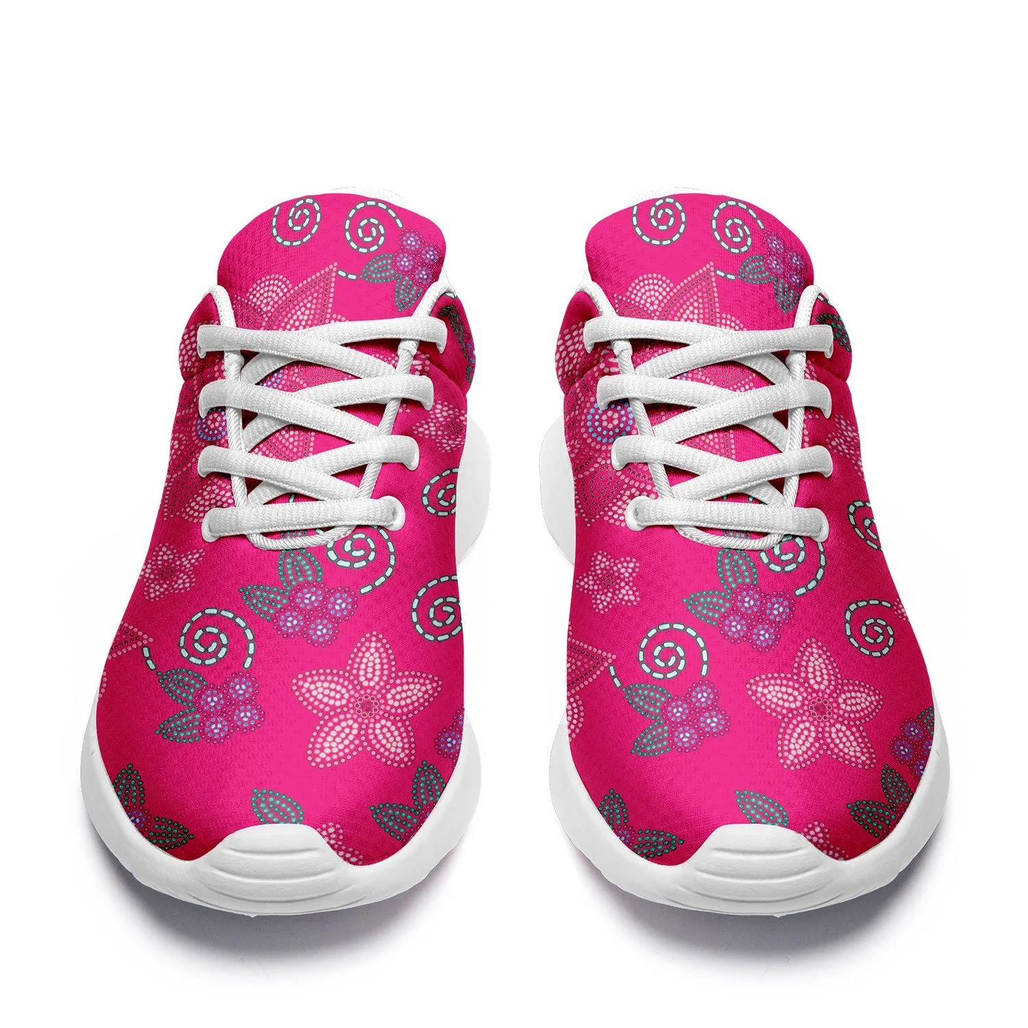 Berry Picking Pink Ikkaayi Sport Sneakers
