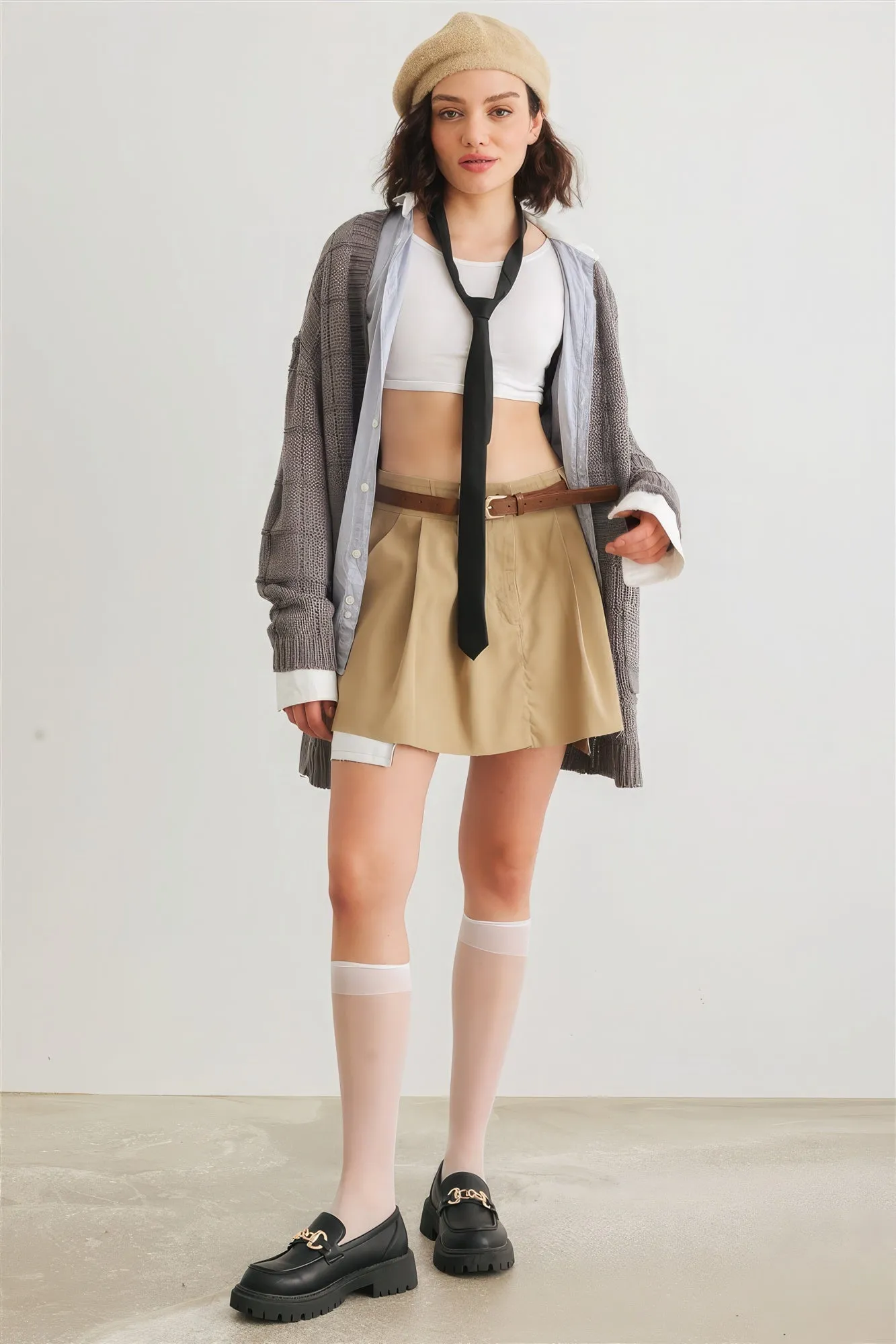 Blue Zone Planet |  Knit Two Pocket Long Sleeve Open Front Cardigan