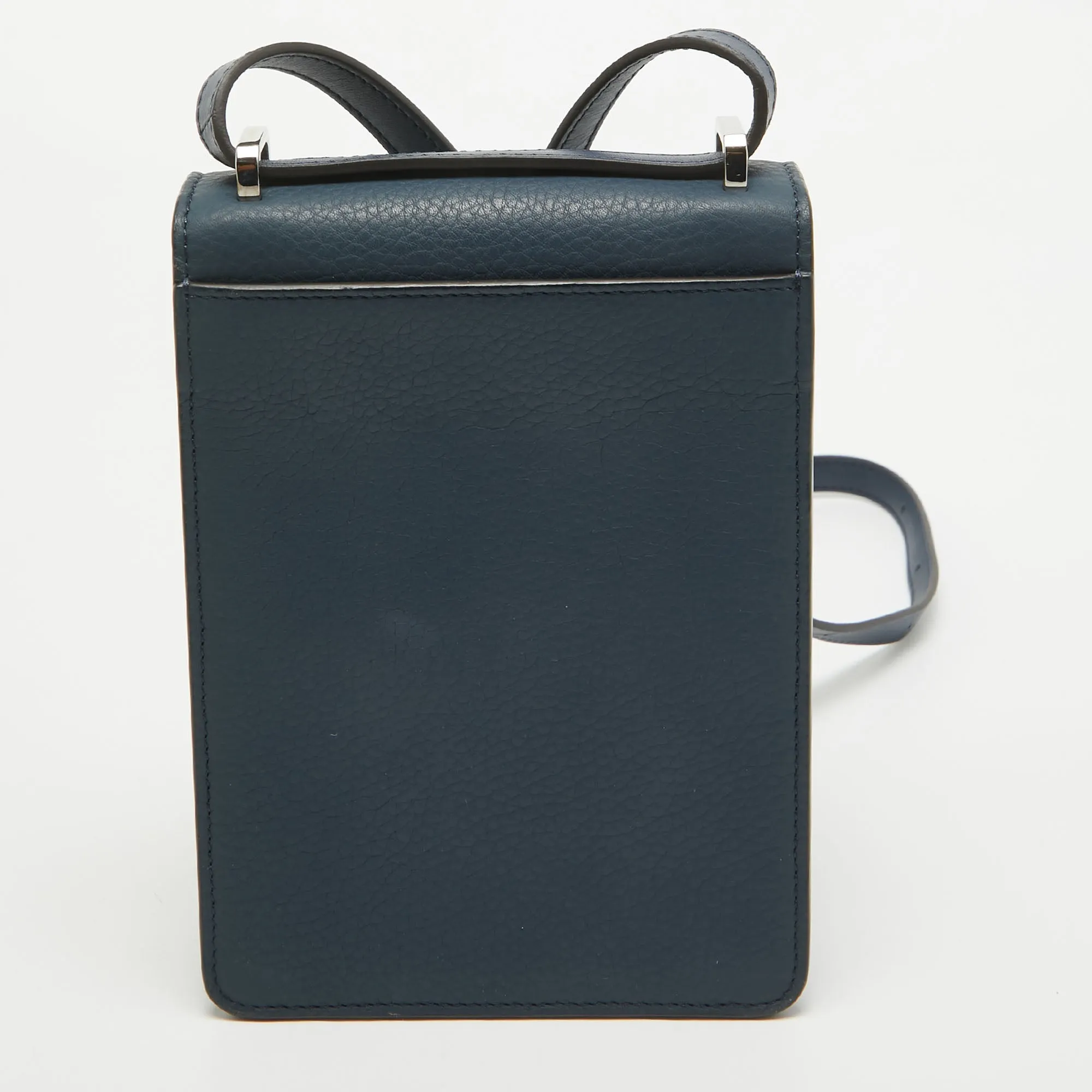 BURBERRY Blue Leather Robin Crossbody Bag
