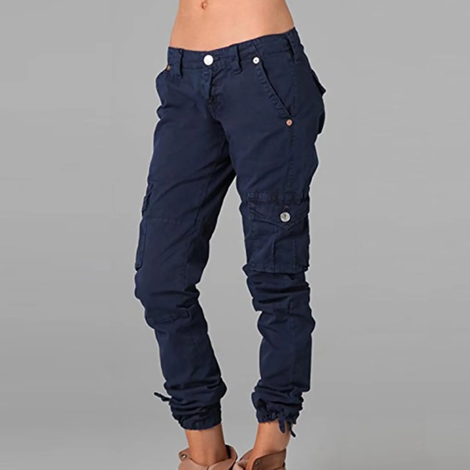 Ceboyel Womens Y2K Parachute Pants Tapered Cargo Pants Straight Leg Jogger Pants Trouser Trendy Outdoor Clothing 2023