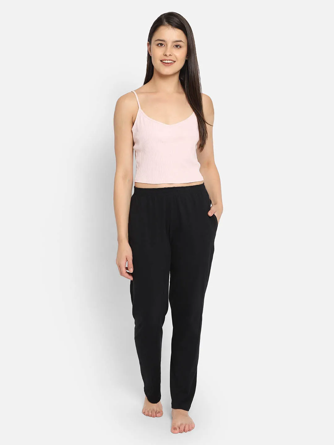 Cotton Pyjama In Black