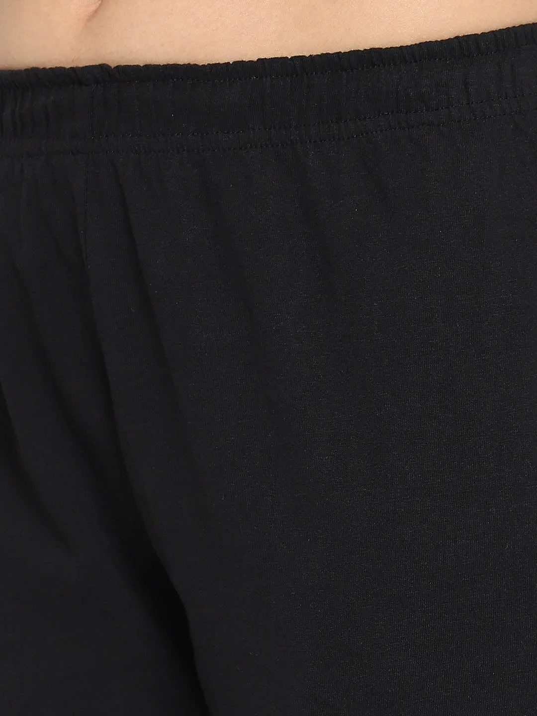 Cotton Pyjama In Black