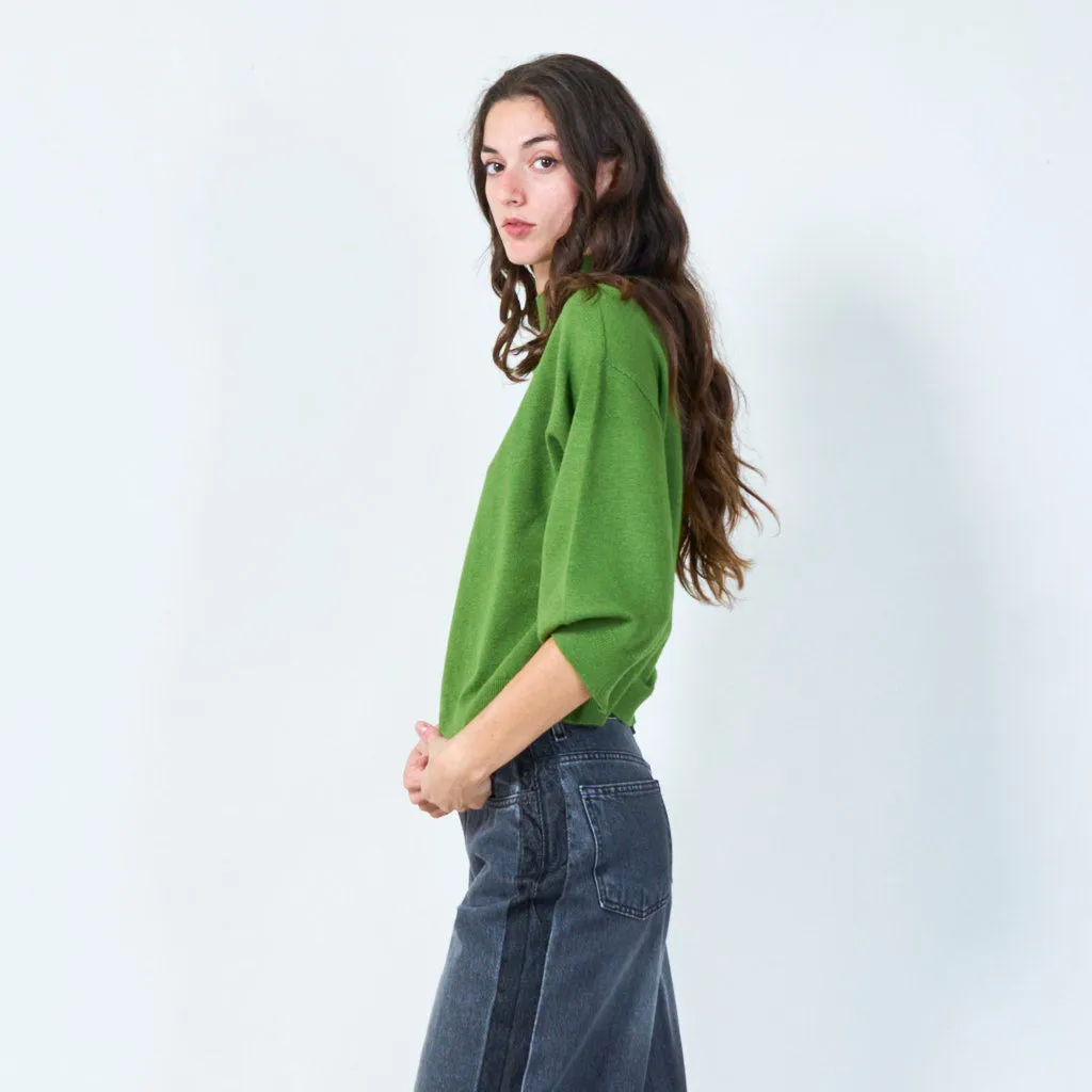 Cozy mock neck sweater wholesale