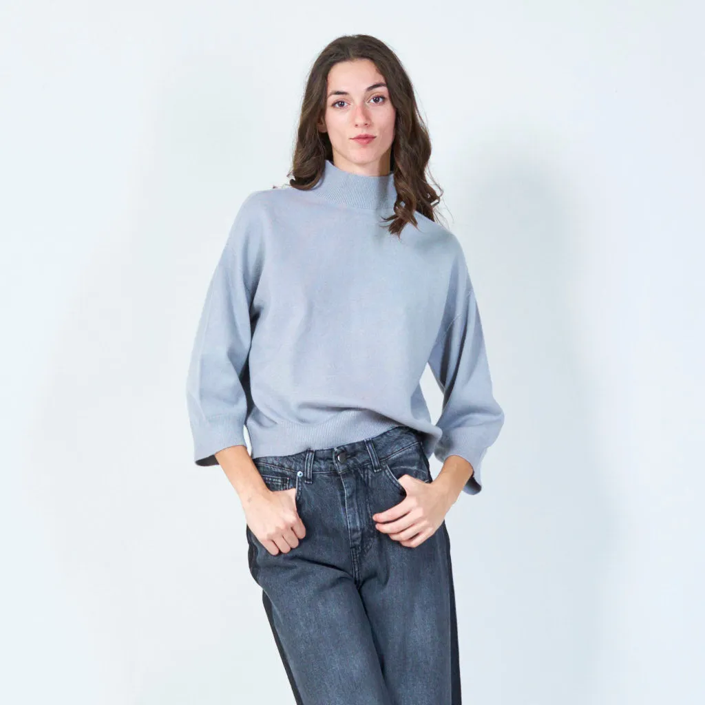 Cozy mock neck sweater wholesale