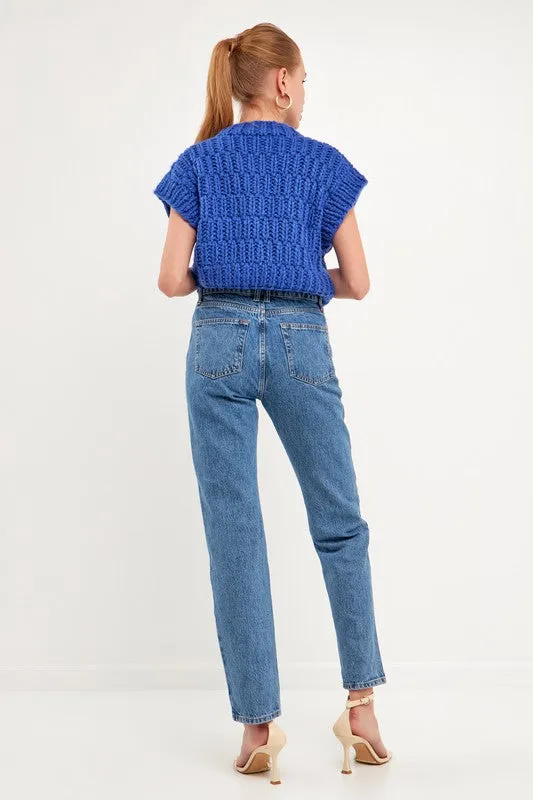 Cozy Tailgate Chunky Sweater Vest