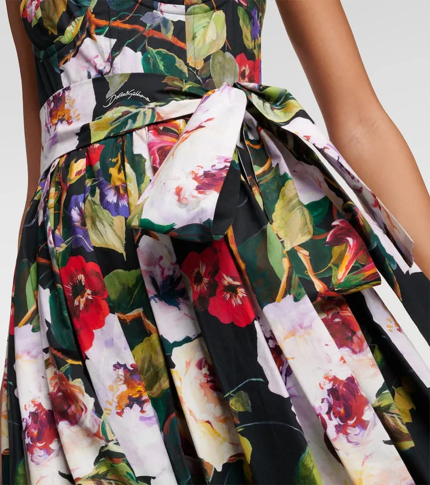 Dolce&Gabbana Floral cotton gown