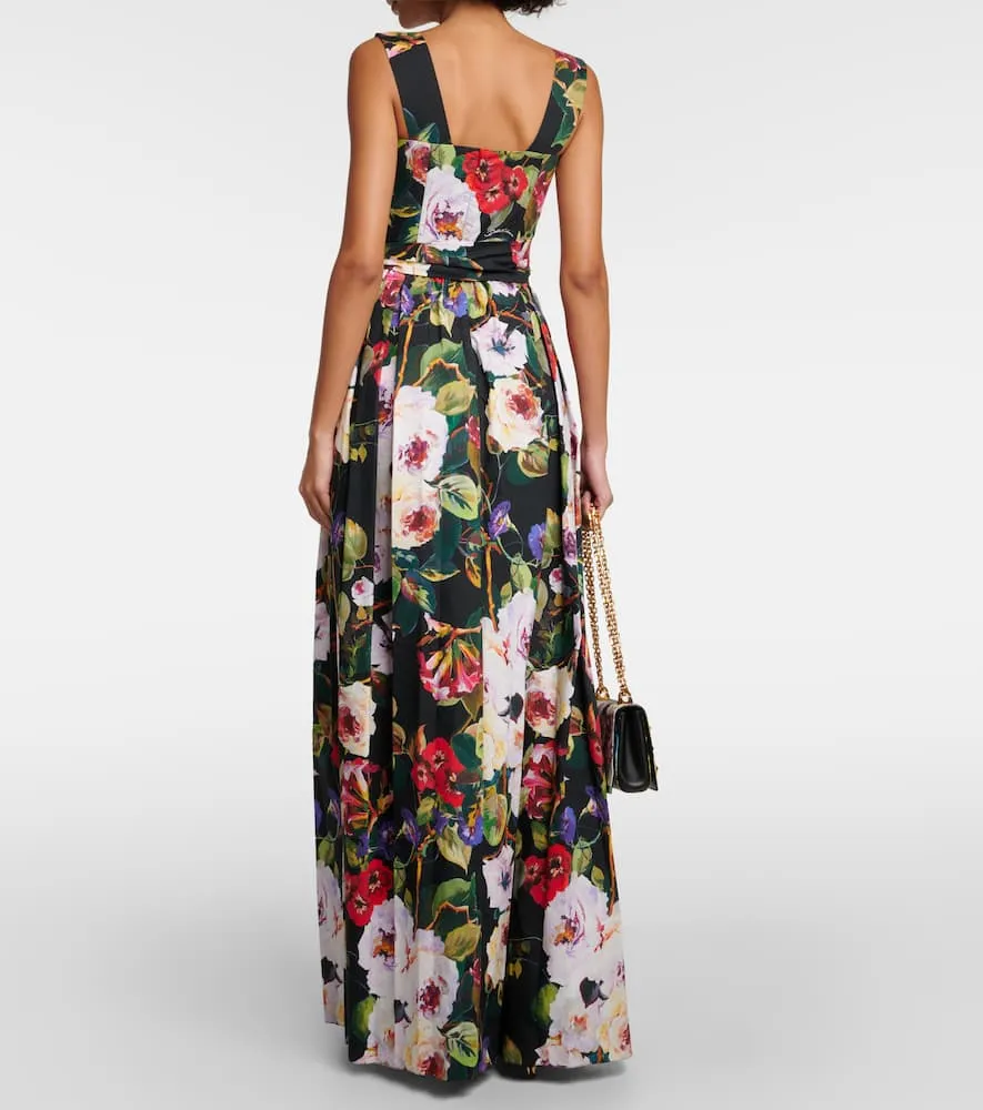 Dolce&Gabbana Floral cotton gown