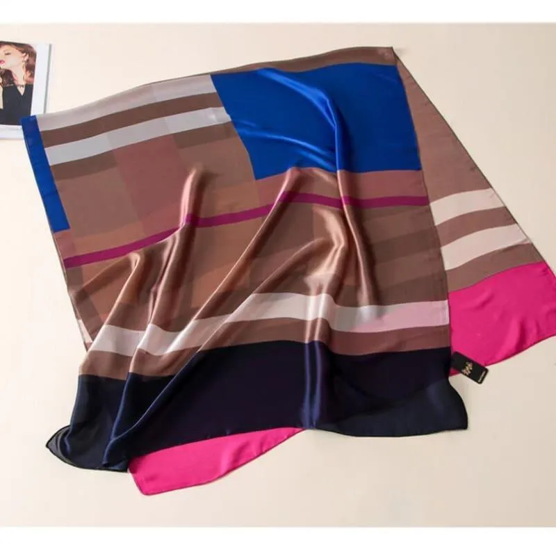 Fashion Print Silk Scarf