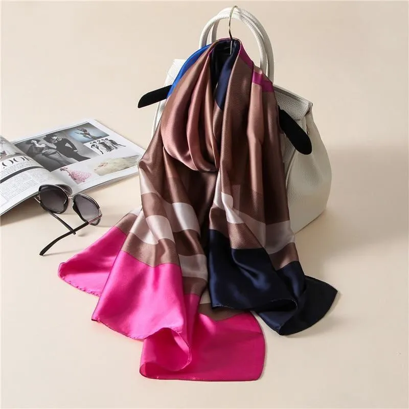Fashion Print Silk Scarf
