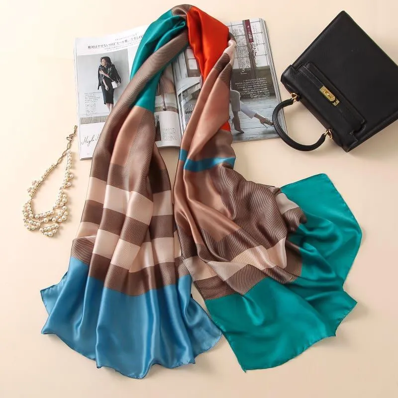 Fashion Print Silk Scarf