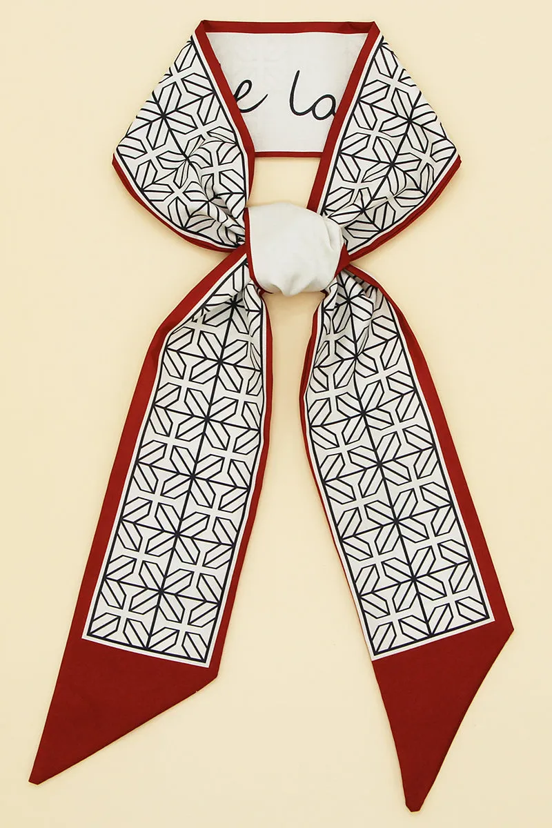 FASHION PRINT TWILLY SCARF
