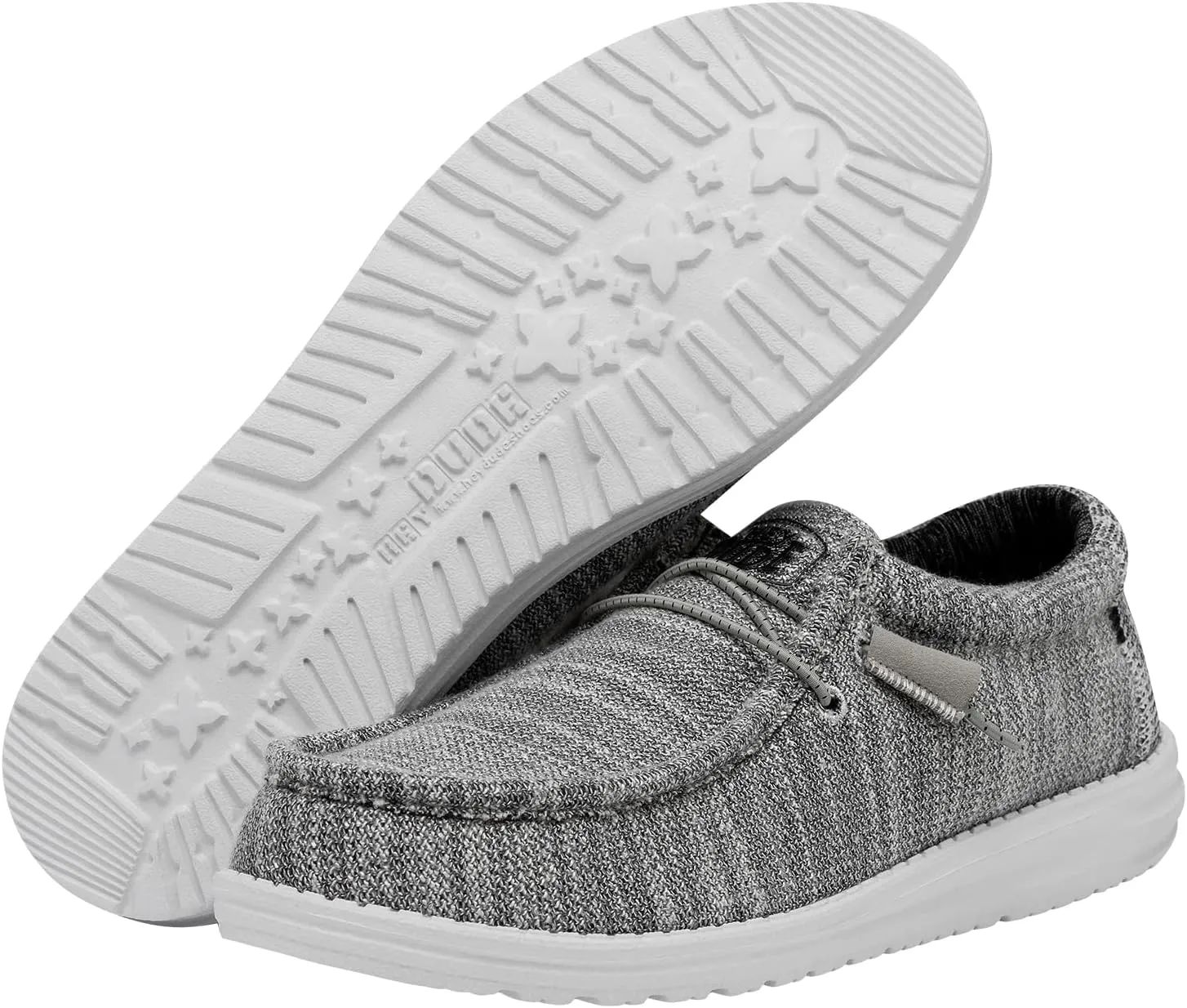 Hey Dude Men's Wally Stretch | Men's Loafers | Comfortable & Light-Weight