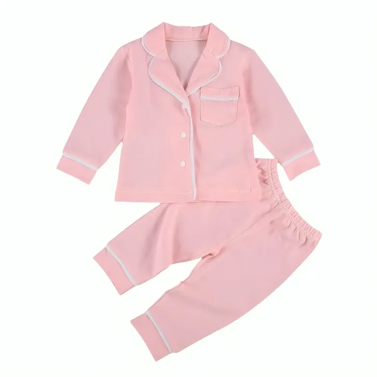 Long Sleeve Cotton Pajamas Set