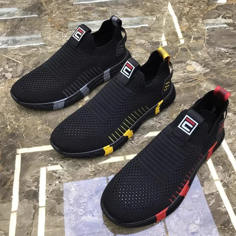 Men's Breathable Mesh Slip On Sneakers