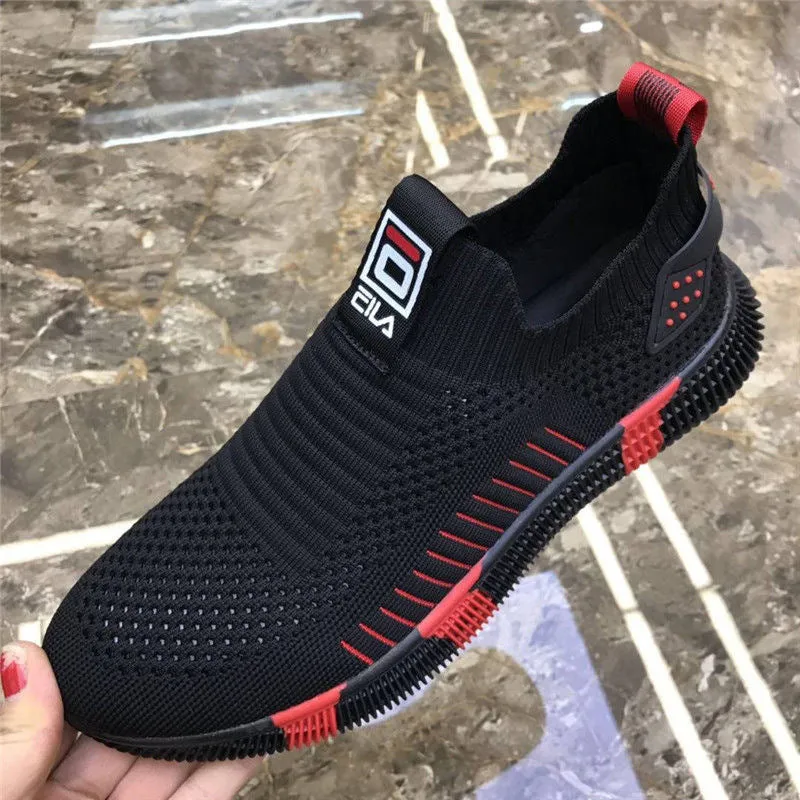 Men's Breathable Mesh Slip On Sneakers