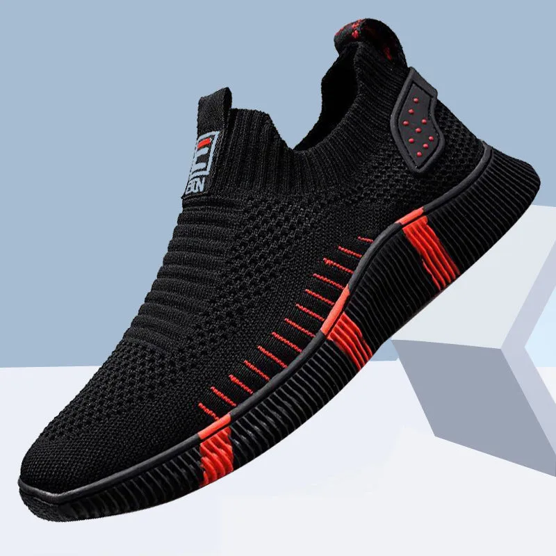 Men's Breathable Mesh Slip On Sneakers