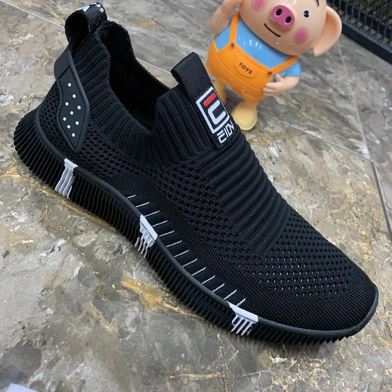 Men's Breathable Mesh Slip On Sneakers