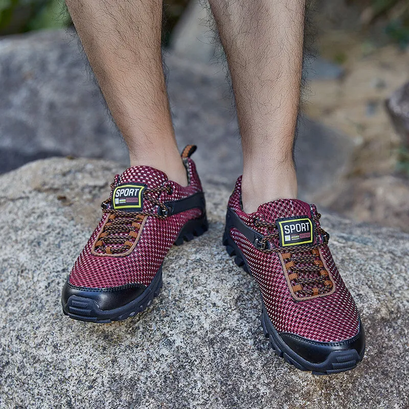 Men's Outdoor Breathable Mesh Hiking Shoes