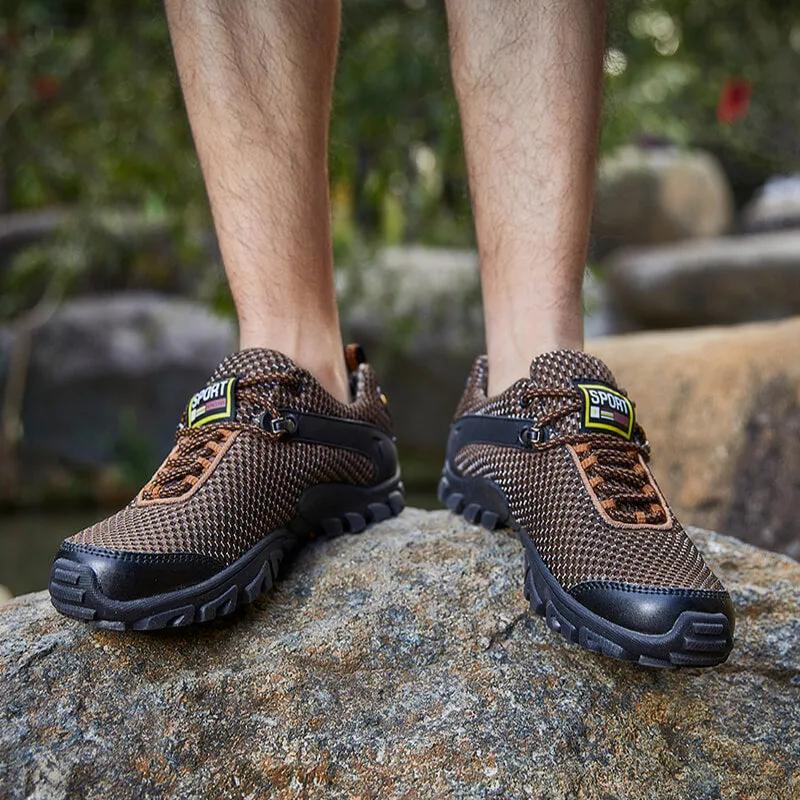 Men's Outdoor Breathable Mesh Hiking Shoes