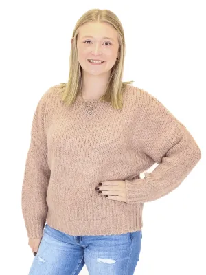 Molly Bracken Chunky Knit Sweater - Dusty Pink