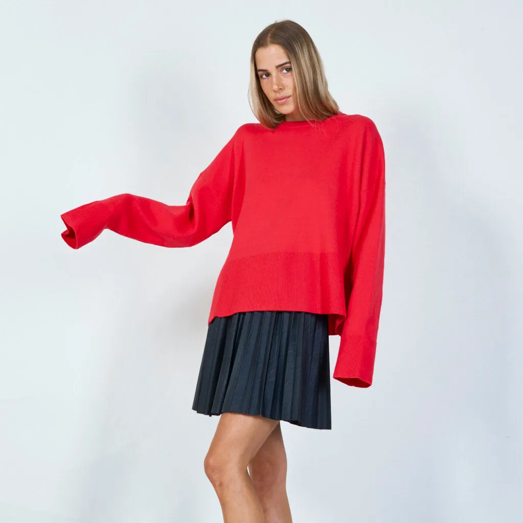Oversized crewneck sweater wholesale