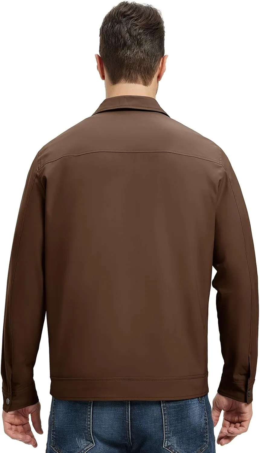 Rdruko Men's Light Jackets Windbreaker Spring Fall Lightweight Jackets Caual Stylish Jacket with Pockets