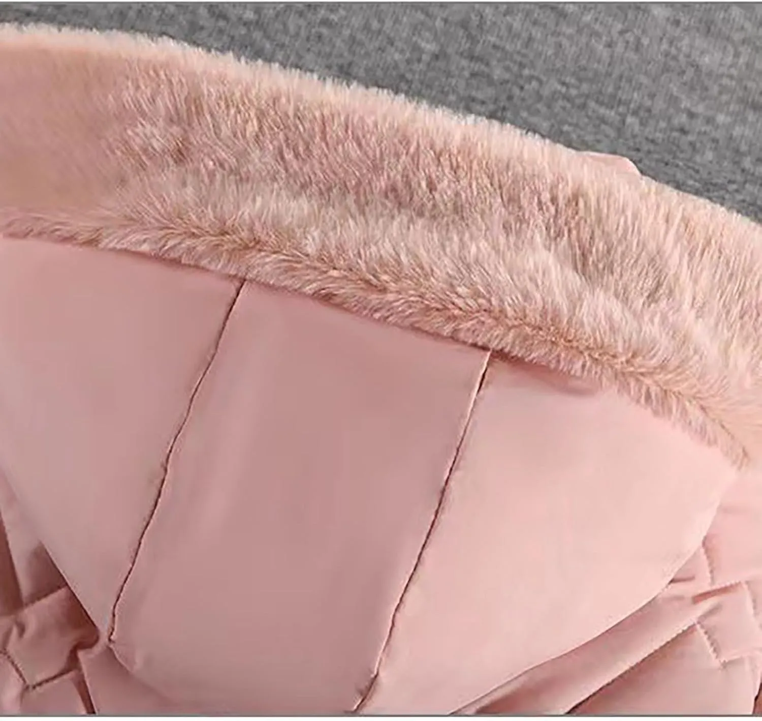 Toddler Fleece Jackets Light Weight Zip up Hoodie Infant Outerwear Insulated Winter Ski Jacket Padded Outfit