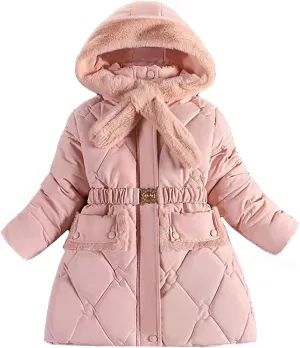Toddler Fleece Jackets Light Weight Zip up Hoodie Infant Outerwear Insulated Winter Ski Jacket Padded Outfit