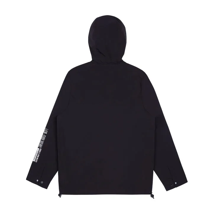 Utility Windbreaker Jacket - Black