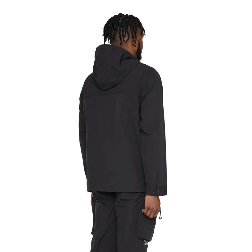 Utility Windbreaker Jacket - Black