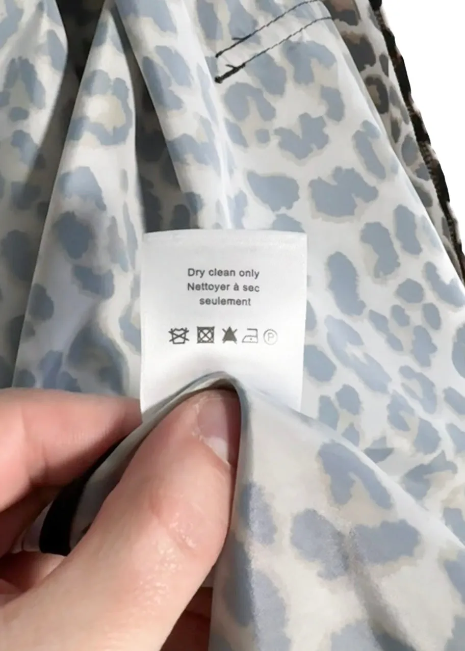 Veronica Beard Leopard Print Windbreaker Utility Jacket