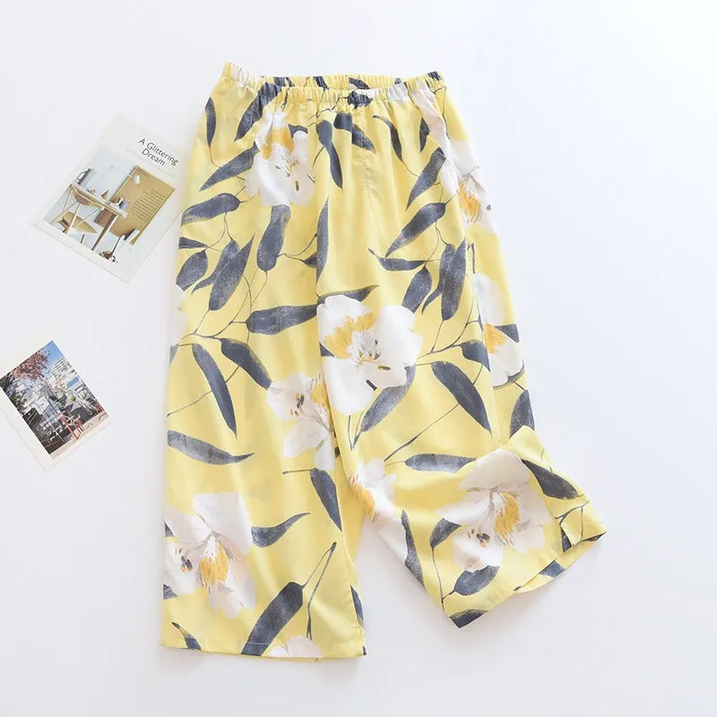 Women's Multicolor Cotton Pajamas