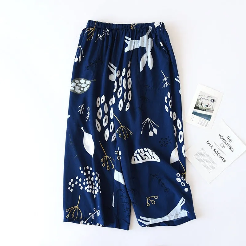 Women's Multicolor Cotton Pajamas