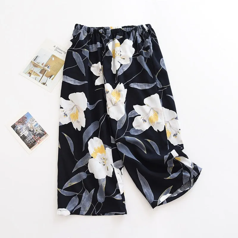 Women's Multicolor Cotton Pajamas